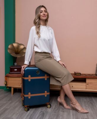 Grace Expandable Retro Luggage, Set of 3