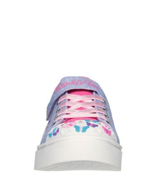 Little Girls’ Twinkle Toes: Twinkle Sparks - Ombre Flutter Stay-Put Light-Up Casual Sneakers from Finish Line