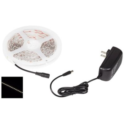 Warm White 16 1/2-Foot Long LED Tape Light Kit