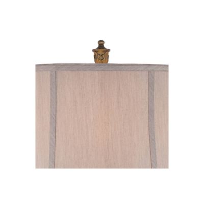 Dubois Traditional Table Lamp 37 1/4" Tall Antique Gold Mist Gray Crystal Beading Drum Shade for Bedroom Living Room Bedside Nightstand