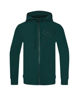 Men's Green New York Jets Triple Tonal Full-Zip Hoodie