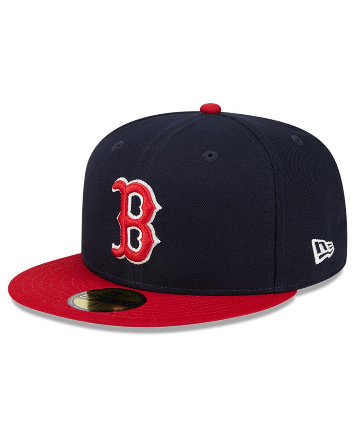 New Era Men's Navy Boston Red Sox Big League Chew Team 59fifty Fitted Hat In Navy