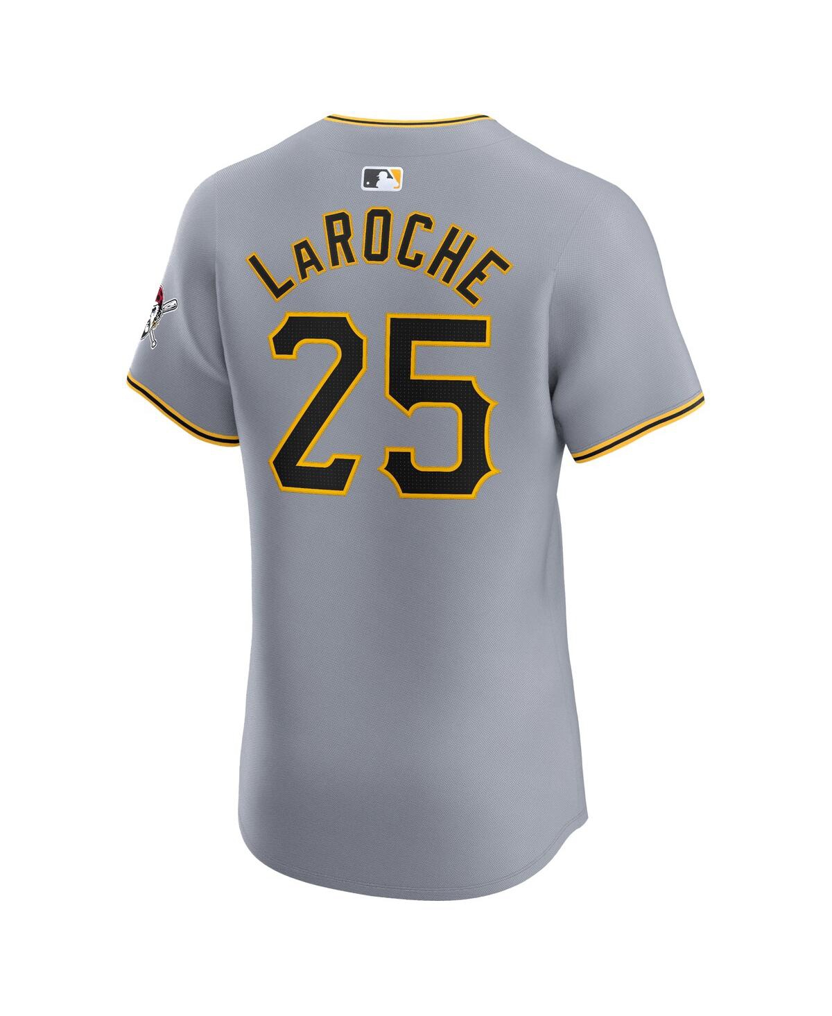 Nike Men's Adam LaRochePittsburgh Pirates Road Elite Player Jersey - Gray