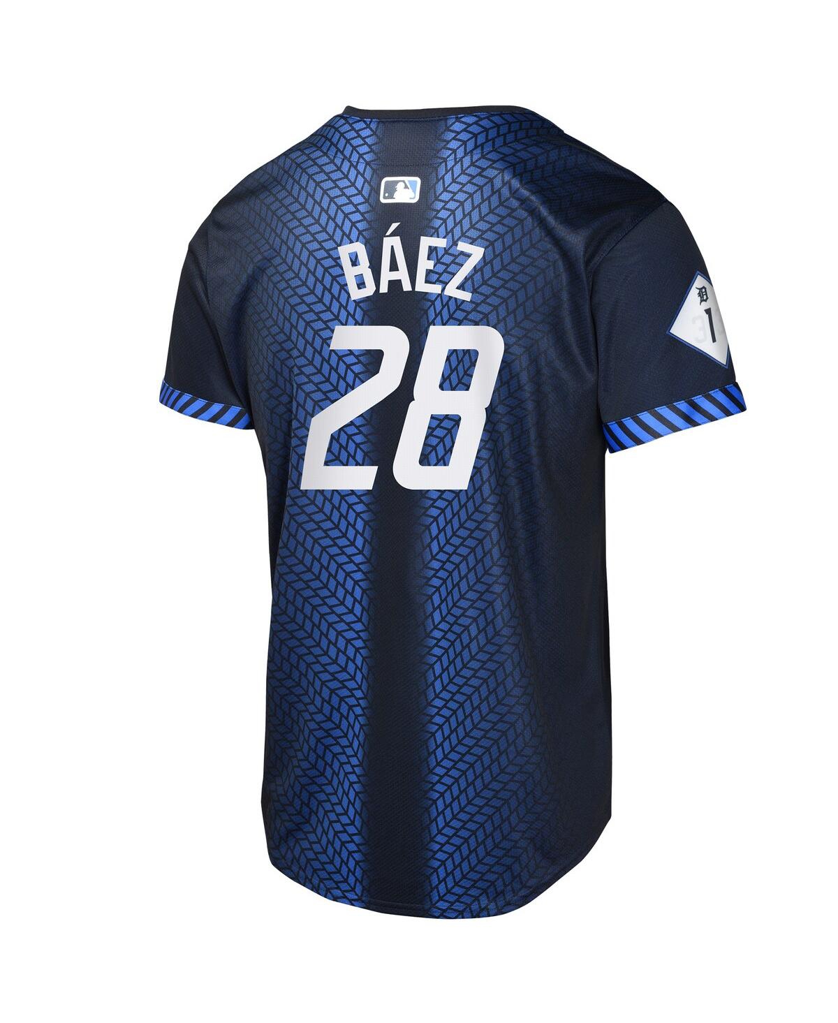Nike Big Boys and Girls Javier BaezDetroit Tigers 2024 City Connect Limited Jersey - Navy