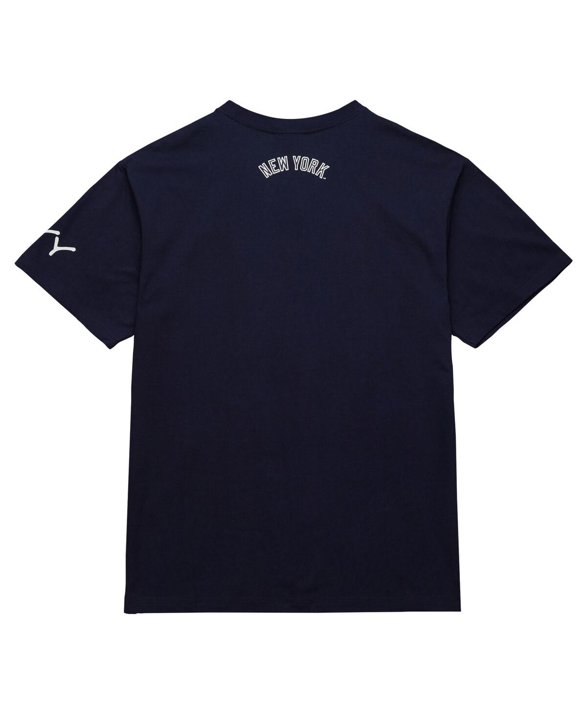 Mitchell & Ness Men's Derek Jeter Navy New York Yankees Cooperstown Collection Heavyweight Premium Player Vintage-li In Navy,white