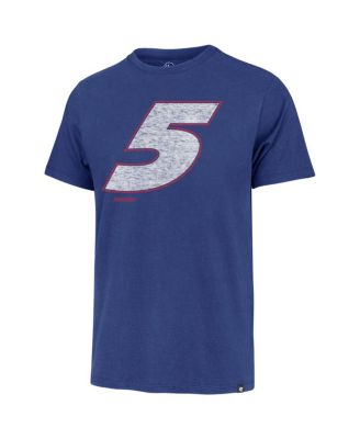 47 Brand Men's Blue Kyle Larson Driver Number Franklin T-Shirt