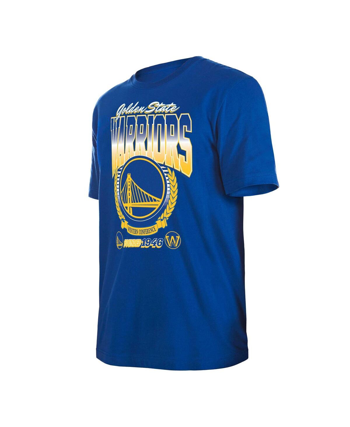 NEW ERA MEN'S AND WOMEN'S ROYAL GOLDEN STATE WARRIORS SUMMER CLASSICS T-SHIRT 