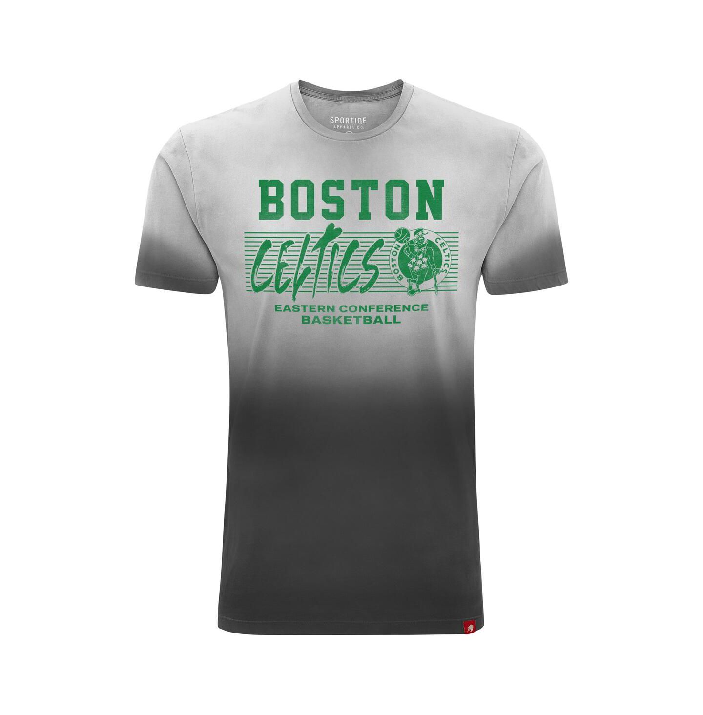 Футболка Sportiqe Black Boston Celtics Bingham Sun-Fade — фото 3