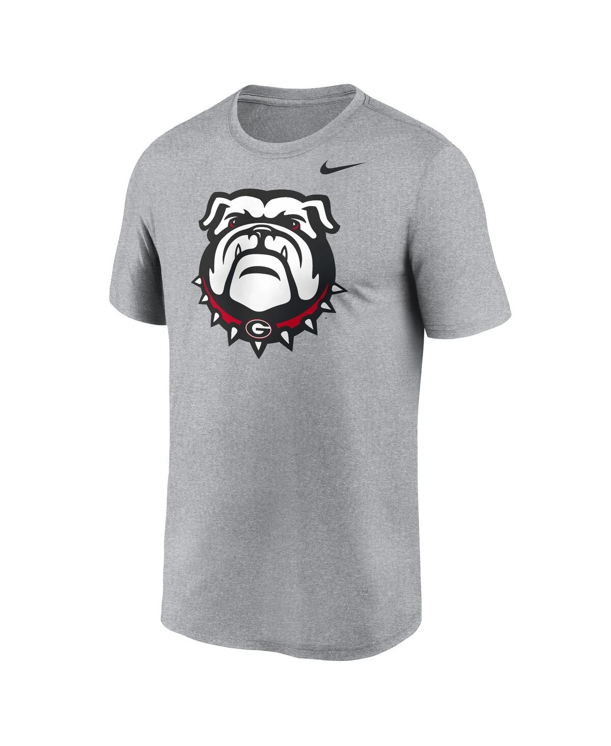 Nike Heather Gray Georgia Bulldogs Primetime Alternate Logo T-shirt In Gray