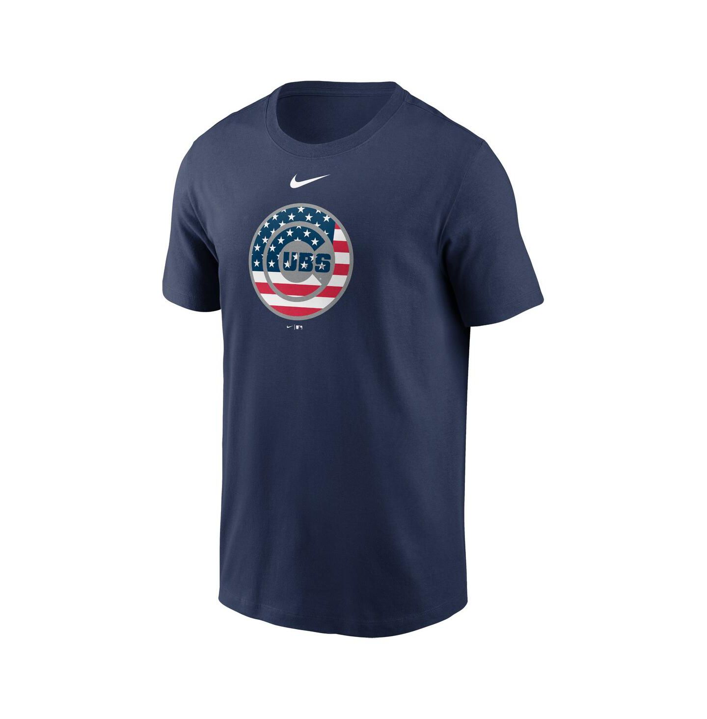Мужская футболка Nike Navy Chicago Cubs Americana — фото 3