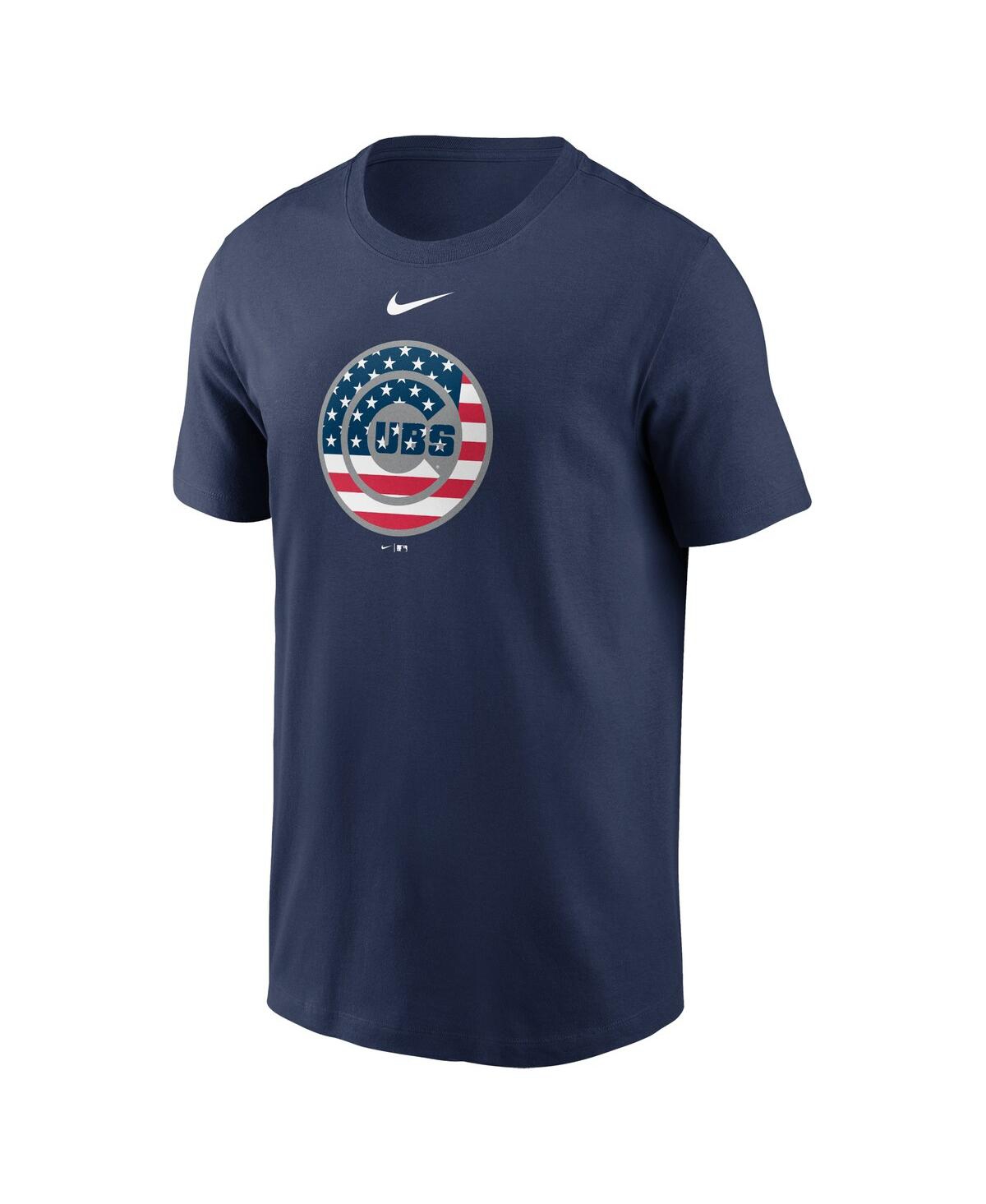 Nike Men'sChicago Cubs Americana T-Shirt - Navy