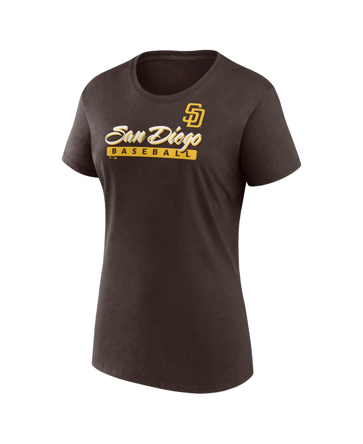 Fanatics Women's San Diego Padres Risk Combo Pack T-Shirt - Gold