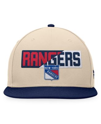 Men's Cream/Navy New York Rangers Goalaso Snapback Hat