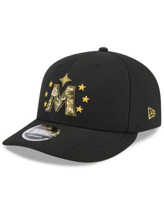 Men's Black Minnesota Twins 2024 Armed Forces Day Low Profile 9FIFTY Snapback Hat