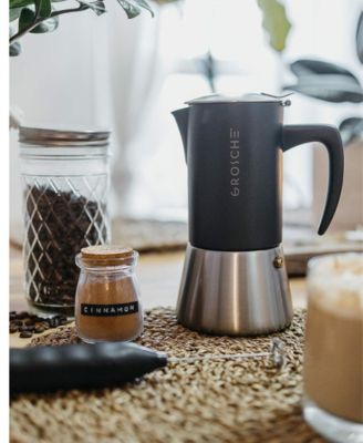 Milano Steel Cafe Bliss: Moka Pot Frother Duo