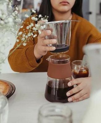 Pour Perfection Duo: Amsterdam Pour over Coffee Maker Marrakesh Kettle