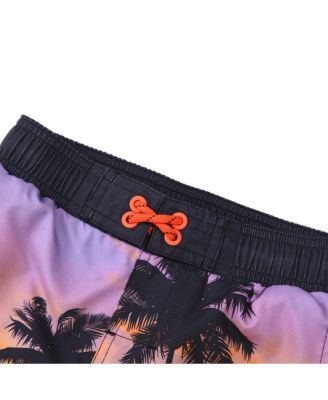 Big Boys Quick Dry Drawstring Swim Trunks Board Shorts with Mesh Lining UPF50+ XS-XXL