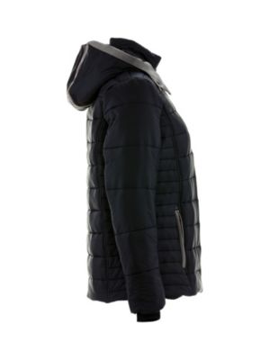 Women's Pure Soft Puffer Jacket with Removable Hood - Water-Repellent & Wind-Tight Winter Coat