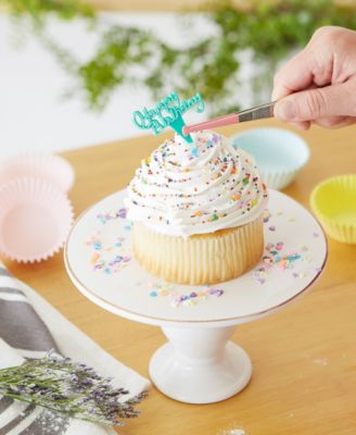 Endurance Stainless Steel 6" Pink Mini Decorating Tweezer - Pink