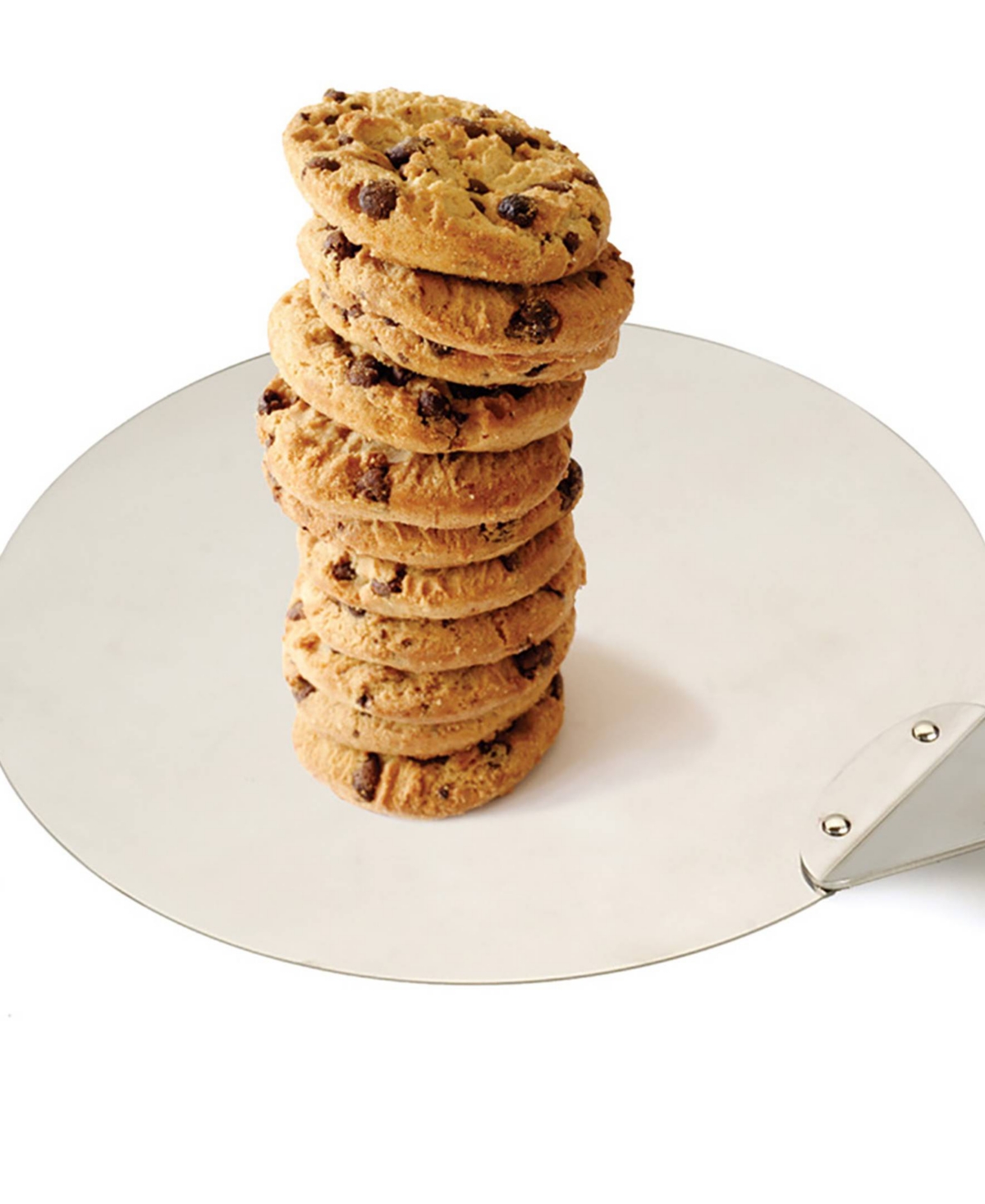 Shop Rsvp International Endurance Stainless Steel 10" Diameter Oven Spatula In Black