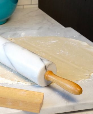 White Marble 18.5" Rolling Pin