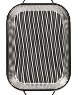 Precision Pierced Stainless Steel 17.5x11x2" BBQ Roasting Pan