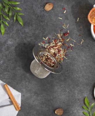 Stainless Steel 3.75" D Large Rim Tea Strainer