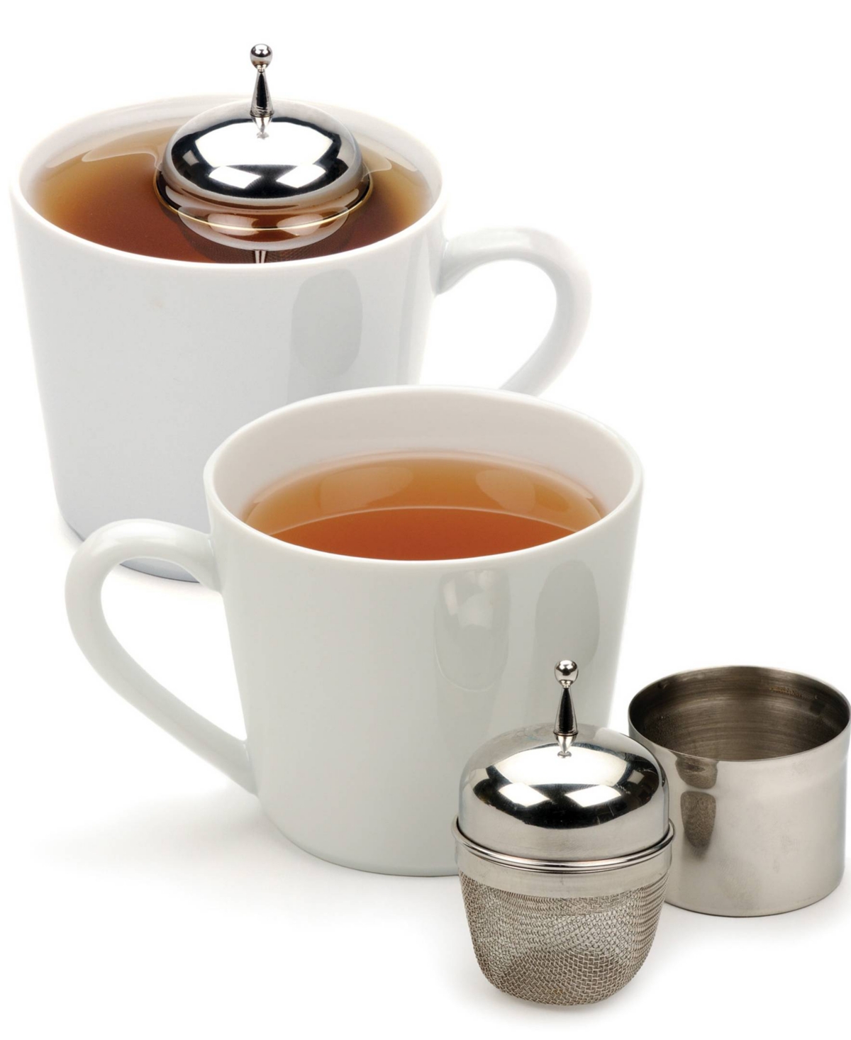 Rsvp International Stainless Steel 2" X 3" X 3" Floating Tea Infuser In Silver