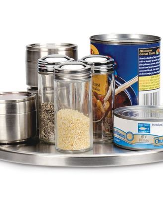 Endurance Stainless Steel 10.5&amp;quot; D x 0.75&amp;quot; H Single Tier Lazy Susan