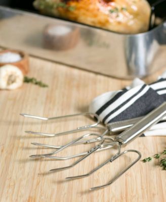 Endurance Stainless Steel 2 Piece 12x5x1" Turkey Lifters -