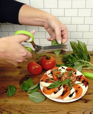 Stainless Steel Plastic 8x3" Kitchen Helpers Herb Scissors