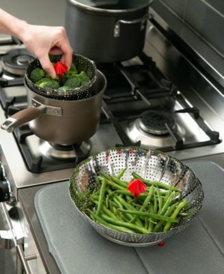 Endurance Stainless Steel Silicone 9" Umbrella Steam Basket