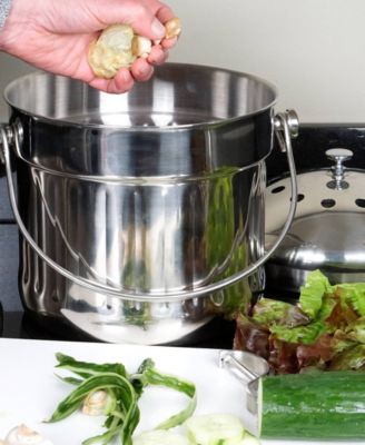 Endurance Stainless Steel Jumbo 1.5 Gallon Compost Pail