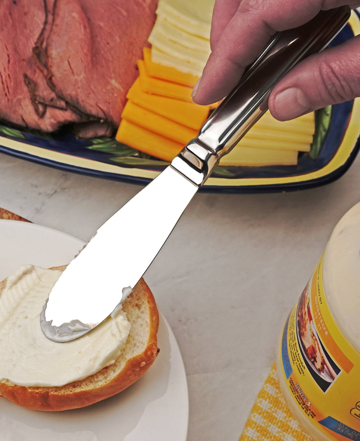 Shop Rsvp International Endurance Stainless Steel 8" Condiment Spreader In Gray