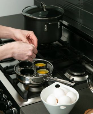 Endurance Stainless Steel Glass 4 Egg Poacher Set