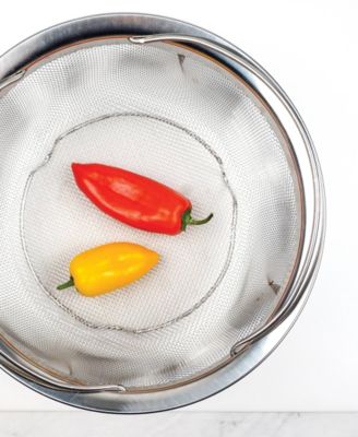 Endurance Stainless Steel 3 Quart Mesh Basket With Folding Handles