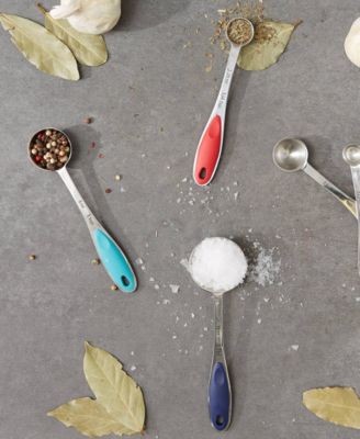Endurance Stainless Steel 5 Piece Measuring Spoon Set - Color Handles