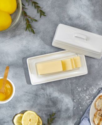 Ceramic Stoneware 8" x 4" x 3" Butter Dish