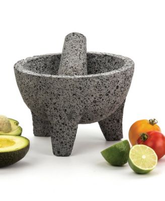 Volcanic Stone 8x8x5" Authentic Molcajete
