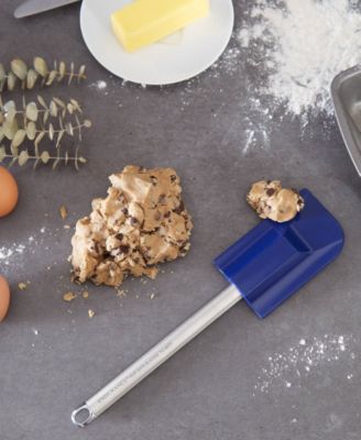 Endurance Stainless Steel Silicone 11.25" x 2.75" Blue Spatula