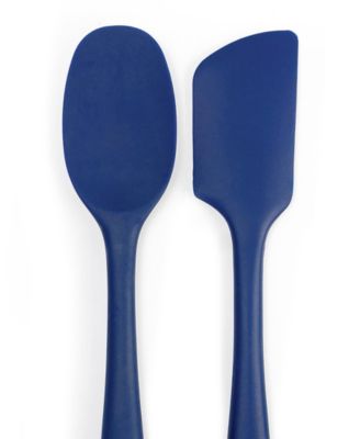 Silicone Coated Steel 11" Ela Series Blue Spatula