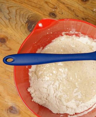 Silicone Coated Steel 11" Ela Series Blue Spatula