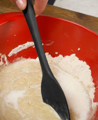 Silicone Coated Steel 11" x 2.25" Ela Series Black Spoon