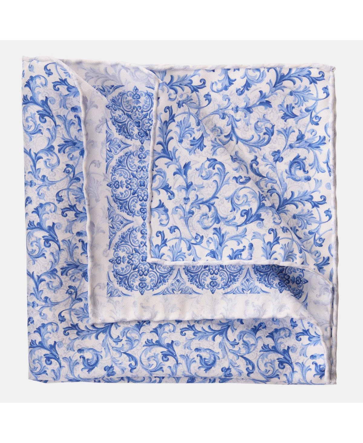 Elizabetta Men's Porto - Double Sided Silk Pocket Square for Men