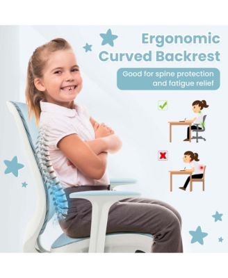 Kids Desk Chair Swivel Mesh Children Computer Chair with Adjustable Height