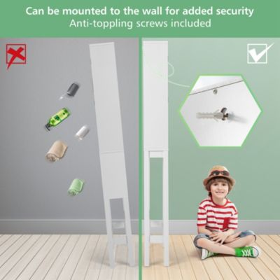 Wooden Over The Toilet Storage Cabinet Spacesaver Organizer Bathroom Tower Rack