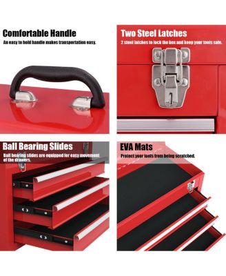 Portable Tool Chest Box Storage Cabinet Garage Mechanic Organizer