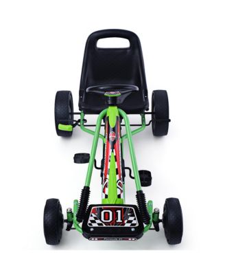 4 Wheels Kids Ride On Pedal Powered Bike Go Kart Racer Car Outdoor Play Toy