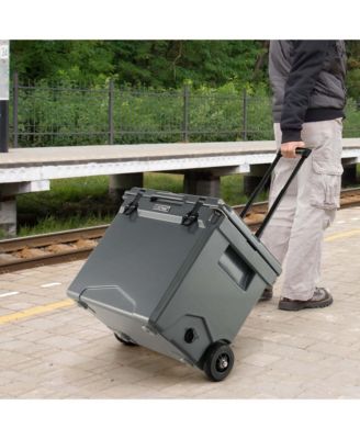 42 Qt Portable Cooler Roto Molded Ice Chest Insulated 5-7 Days