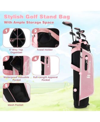 Junior Complete Golf Club Set for Kids Age 11-13 Years Old Golf Practice Set